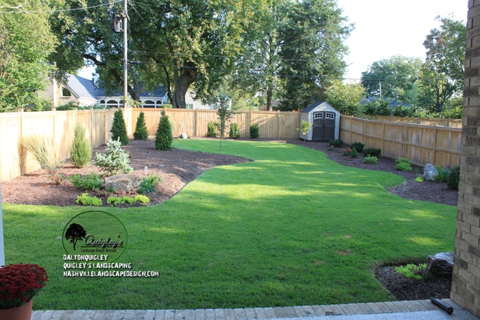 full backyard landscape remodel arrington tn