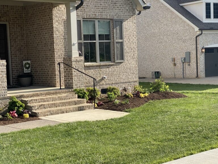 Plant beds in the front of a home Berry Hill
